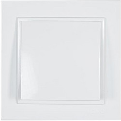Διακόπτης Απλός Κουμπωτός Λευκός 152-10101 MONO ELECTRIC Despina by Eurolamp