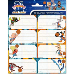 Space Jam - Αυτοκόλλητες Ετικέτες (8x2)