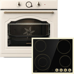 Gorenje Φούρνος Ηλεκτρικός Άνω Πάγκου 77lt 59.5cm BOS67372CLI με Κεραμικές Εστίες EC642CLI Vintage