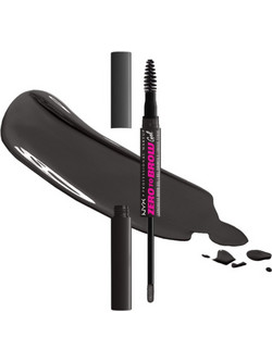Nyx Zero To Brow Longwear Black Gel Φρυδιών