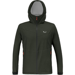 Salewa Puez Aqua 4 Powertex Αθλητικό Ανδρικό Μπουφάν Χειμωνιάτικο Αδιάβροχο Αντιανεμικό Μαύρο Χακί 28615-5281