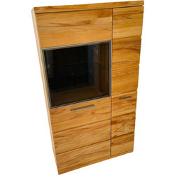 MDF Σύνθετο Ντουλάπα με Βιτρίνα 146x80x38cm (45.05.FF.04)