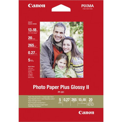 Canon PP-201 φωτογραφικό χαρτί Λευκός (Άσπρος) High-gloss