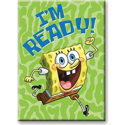 Aquarius SPONGEBOB SQUAREPANTS Μαγνητάκι - I m Ready - Magnet 6.3x8.9cm (94486)