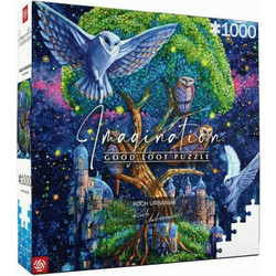 Puzzle Good Loot Imagination Roch Urbaniak Owl Island 1000 Κομμάτια