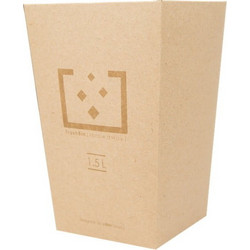 Designnest TrashBin Throwaway 1.5L Χαριτωμένος κάδος απορριμμάτων γραφείου από χαρτόνι (σετ 5 τεμαχίων)