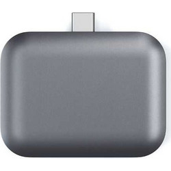 Satechi USB-C Ασύρματος φορτιστής Dock για Apple Airpods 1 / 2 - Space Gray - SA-ST-TCWCDM