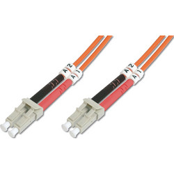 Digitus LC-LC Καλώδιο Οπτικής Ίνας 10m Orange DK-2533-10