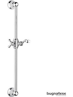 Βέργα ντους Bugnatese Oxford 60,5cm με βάση τηλεφώνου μεταβλητού ύψους Chrome (19756-100)