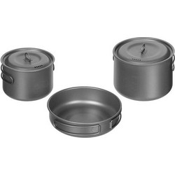 Fox Outdoor Titanium Mess Kit 5-Part