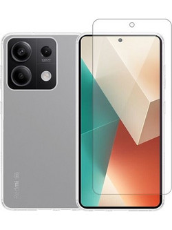 Redshield Xiaomi Redmi Note 13 5G TPU & Glass Transparent Σετ - Θήκη Κινητου & Προστατευτικό Οθόνης