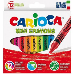 Carioca κηρομπογιές 12 χρωμάτων (ΤΕΜ12)