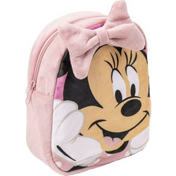 Cerda Minnie Mouse Σχολική Τσάντα Πλάτης Νηπιαγωγείου Ροζ Χρυσή 2100004316