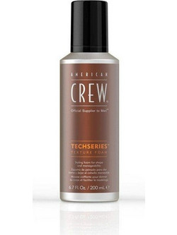 American Crew Techseries Control Αφρός Μαλλιών για Όγκο & Λάμψη Πολύ Δυνατό Κράτημα 200ml