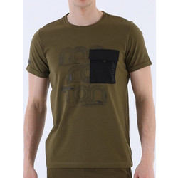 MARATON Man ELEMENTAL T-shirt OLIVE-MMSS2221008TSH001
