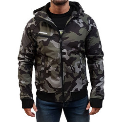 Emerson Ανδρικό Μπουφάν Χειμωνιάτικο Softshell Αδιάβροχο Μαύρο Χακί 212.EM11.40-BD