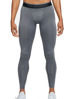 Nike Pro Dri-FIT Ανδρικό Κολάν Μακρύ Γκρι DD1913-068