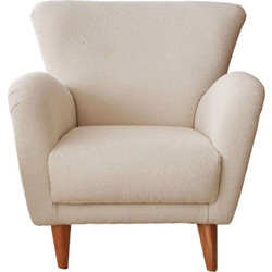 Sofa Del Atelier Πολυθρόνα Teddy 383EVN1133 85x82x85cm White