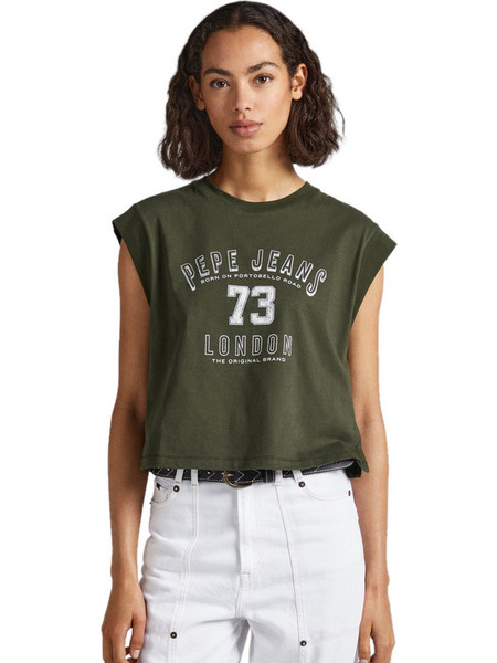 PEPE JEANS 'AMBER' ΜΠΛΟΥΖΑ ΓΥΝΑΙΚΕΙΑ PL505576-728 (728/OLIVE)
