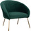 HomeMarkt Πολυθρόνα Βελούδινη Πράσινη Joyce HM8549.03