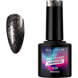 Elixir Diamond Semi Gel 1239 Crocodile Glitter Ημιμόνιμο Βερνίκι Νυχιών 8ml
