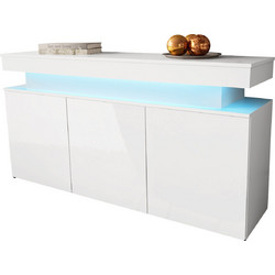 Μπουφές Glossa 160 με LED-Leuko