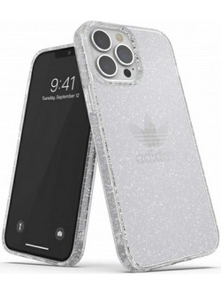 Adidas OR Protective Clear Case Glitter for iPhone 13 Pro Max - Transparent Silver