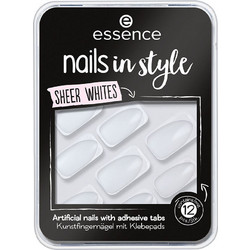Essence Nails In Style 11 Blank Canvas Square Tips Νυχιών Γαλλικού 12τμχ