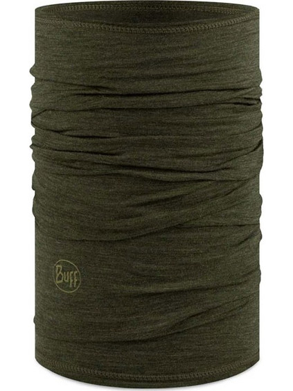 BUFF MERINO LIGHTWEIGHT NECKWARMER SOLID BARK