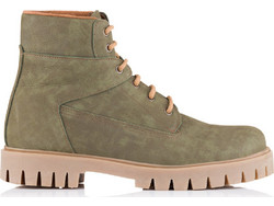 Northway Ανδρικά Αρβυλάκια Suede Πράσινο Mint 280