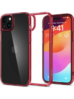 Spigen Ultra Hybrid Back Cover Red Crystal (iPhone 15 Plus)