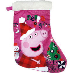 Christmas Stocking Peppa Pig Cosy corner 42 cm Polyester