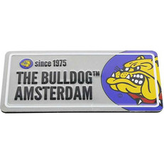 The Bulldog Amsterdam Διακοσμητικό Μαγνητάκι - Licenceplate Silver (8x4cm)