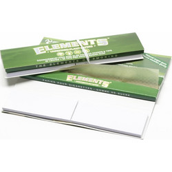 Χαρτάκια στριφτού ELEMENTS UNREFINED KING SIZE SLIM ΜΕ ΤΖΙΒΑΝΕΣ (ΜΕ 32 ΑΚΑΤΕΡΓΑΣΤΑ ΦΥΛΛΑ)