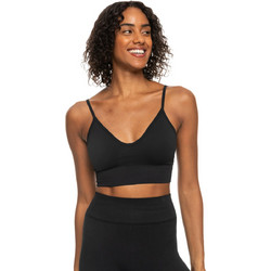 Roxy Chill Out Αθλητικό Μπουστάκι με Μέτρια Στήριξη & Αφαιρούμενη Ενίσχυση Μαύρο ERJKT04020-KVJ0
