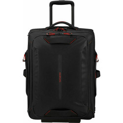 Samsonite Ecodiver Duffle Βαλίτσα Καμπίνας 55x40x25cm με 2 Ρόδες Μαύρη
