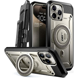 Θήκη SUPCASE UNICORN UB PRO MAG MAGSAFE για Apple IPHONE 15 PRO 6.1 2023 - Titan ΓΚΡΙ
