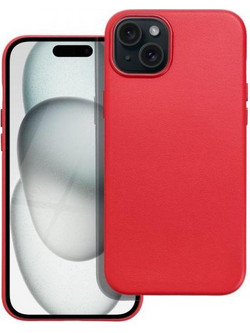 Θήκη κινητού Forcell Leather Mag Cover Compatible with MagSafe for iPhone 15 Plus Red