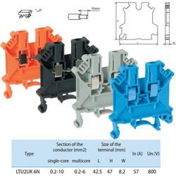 Κλέμμα ράγας 10 LTU2UK 6N Μπλέ (Elmark 31065 )