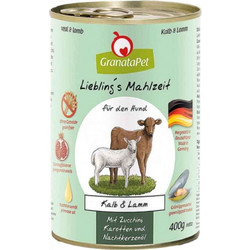 GranataPet Adult Grain Free with Veal & Lamb 400gr