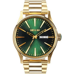 Nixon Sentry SS Ανδρικό Ρολόι με Χρυσό Μεταλλικό Μπρασελέ A356-1919-00