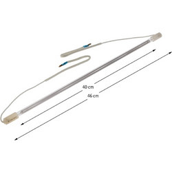 Γυάλινη Αντίσταση Απόψυξης Ψυγείου Daewoo / 45,5 cm (18") / 200 Watt