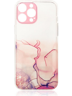 Marble TPU Θήκη iPhone 12 Pro 6.1 - Pink