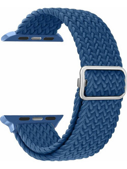 Ksix Λουράκι Υφασμάτινο Blue (Apple Watch 42 / 44 / 45mm)