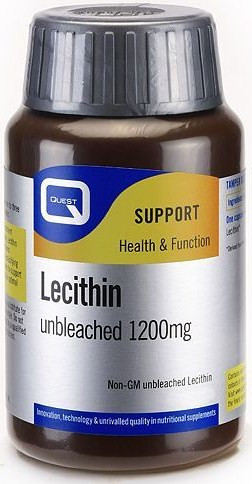 Quest Unbleached Lecithin 1200mg 45 Κάψουλες