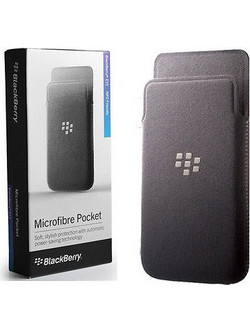 Θήκη Blackberry Z10 MicroFibre Pocket Pouch CC-49282-201 Grey Genuine Official