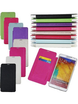 Θήκη FLIP Δερματίνη Πορτοφόλι για SAMSUNG GALAXY NOTE 3-N9000 Ροζ