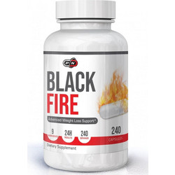 Pure Nutrition Black Fire Θερμογεννετικός Λιποδιαλύτης HCA Πράσινο Τσάι 120 Ταμπλέτες