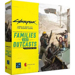 CMON Cyberpunk 2077 Families & Outcasts Expansion Επιτραπέζιο Παιχνίδι για 14+ Ετών για 1-4 Παίκτες