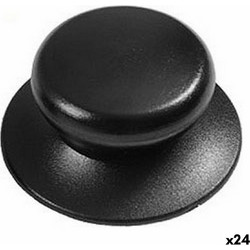 Κουμπί x2 Μαύρο 6 cm (2 Τεμάχια)